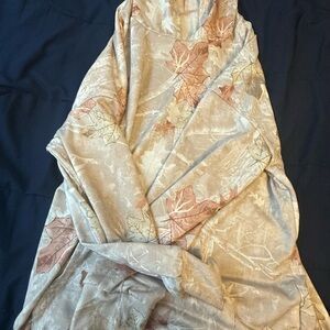 SHEIN Multicolor Leaf Print Hoodie